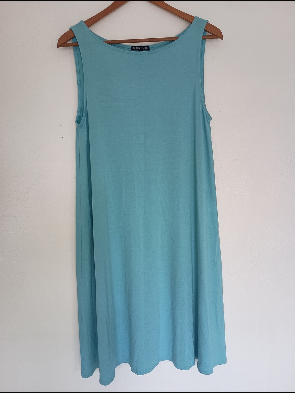 Eileen Fisher Blue Jersey Tank Dress